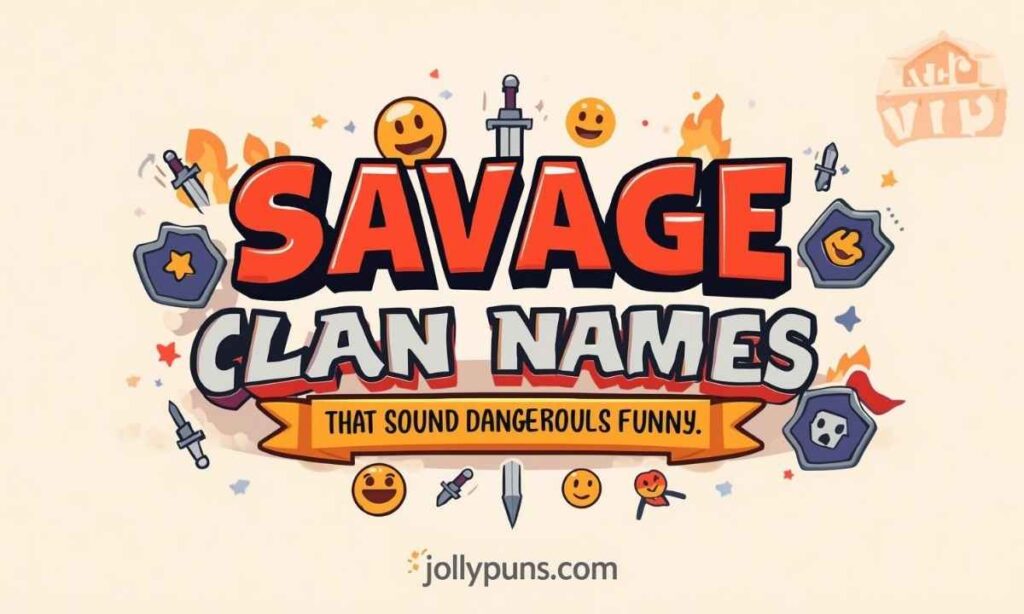 Savage Clan Names Puns That Sound Dangerously Funny