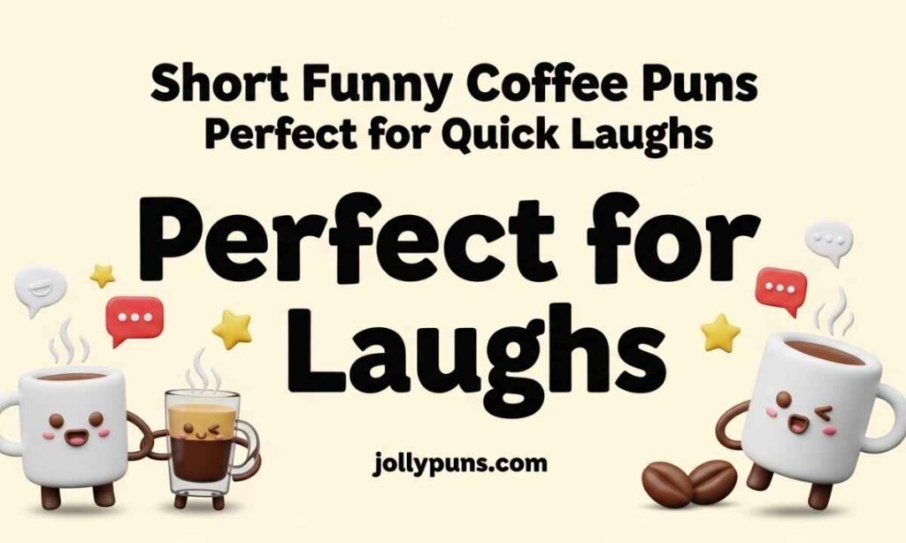 Short Funny Coffee Puns Perfect for Quick Laughs