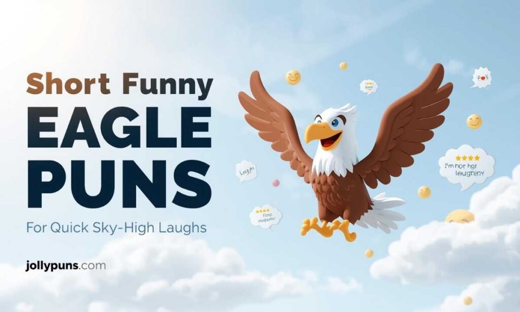 Short Funny Eagle Puns For Quick Sky-High Laughs