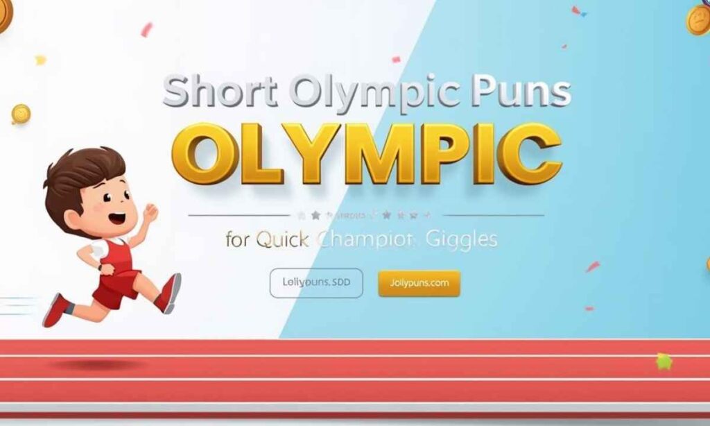 Short Olympic Puns for Quick Champion Giggles