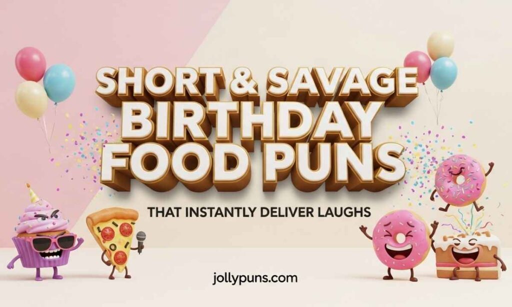 Short & Savage One-Liner Birthday Food Puns That Instantly Deliver Laughs