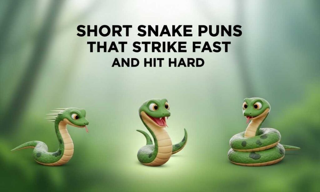 Short Snake Puns That Strike Fast and Hit Hard