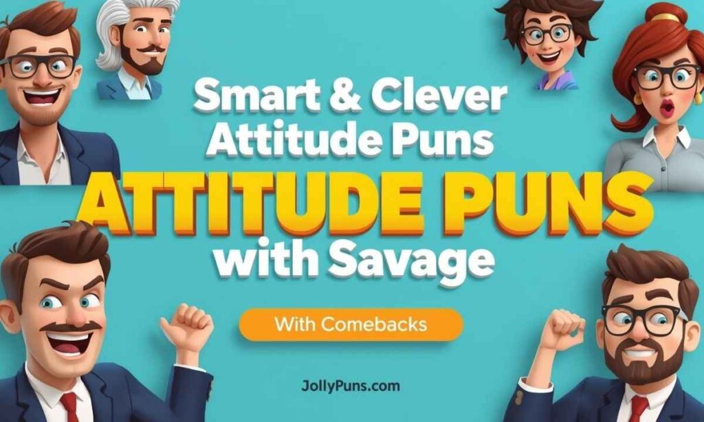 Smart & Clever Attitude Puns with Savage Comebacks