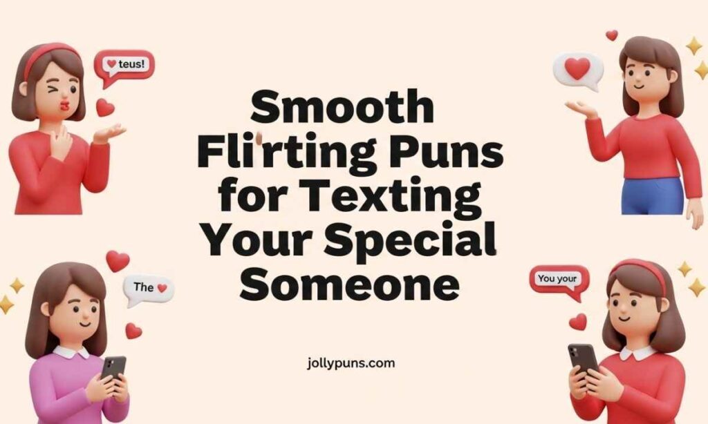 Smooth Funny Flirting Puns for Texting Your Special Someone
