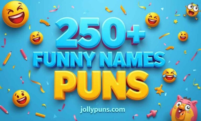 The Ultimate Collection of 250+ Funny Names Puns You’ll Love