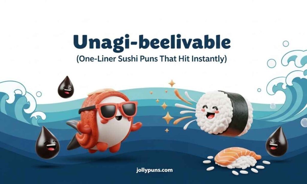 Unagi-believable One-Liner Sushi Puns That Hit Instantly