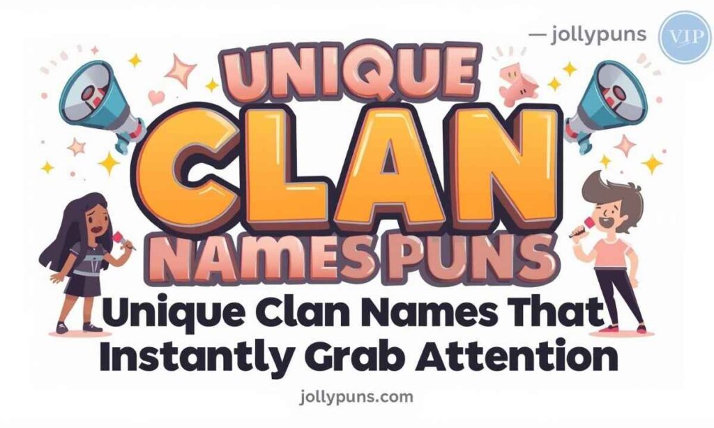 Unique Clan Names Puns That Instantly Grab Attention