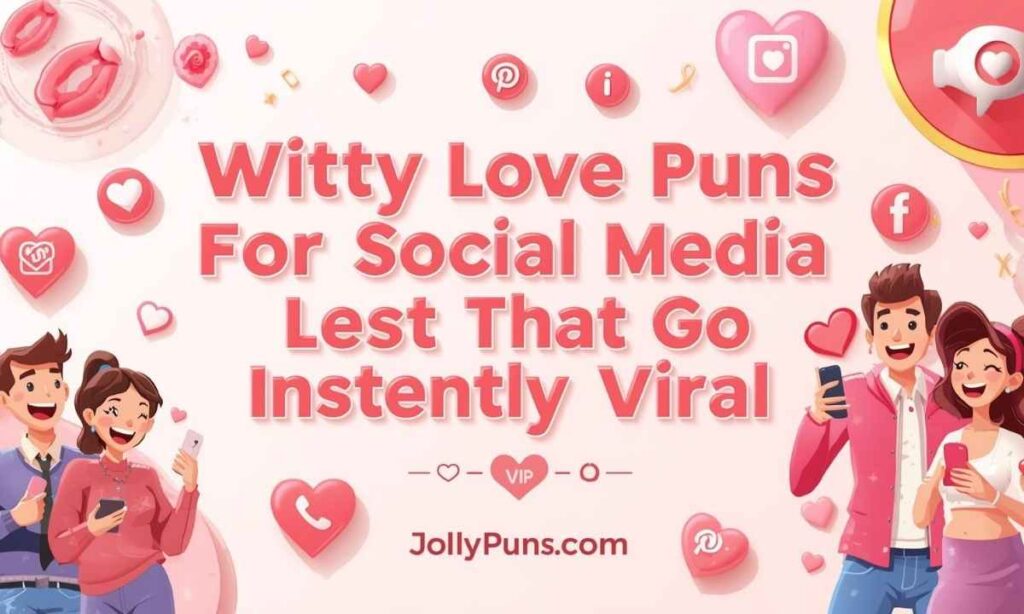 Witty Love Puns for Social Media That Go Instantly Viral