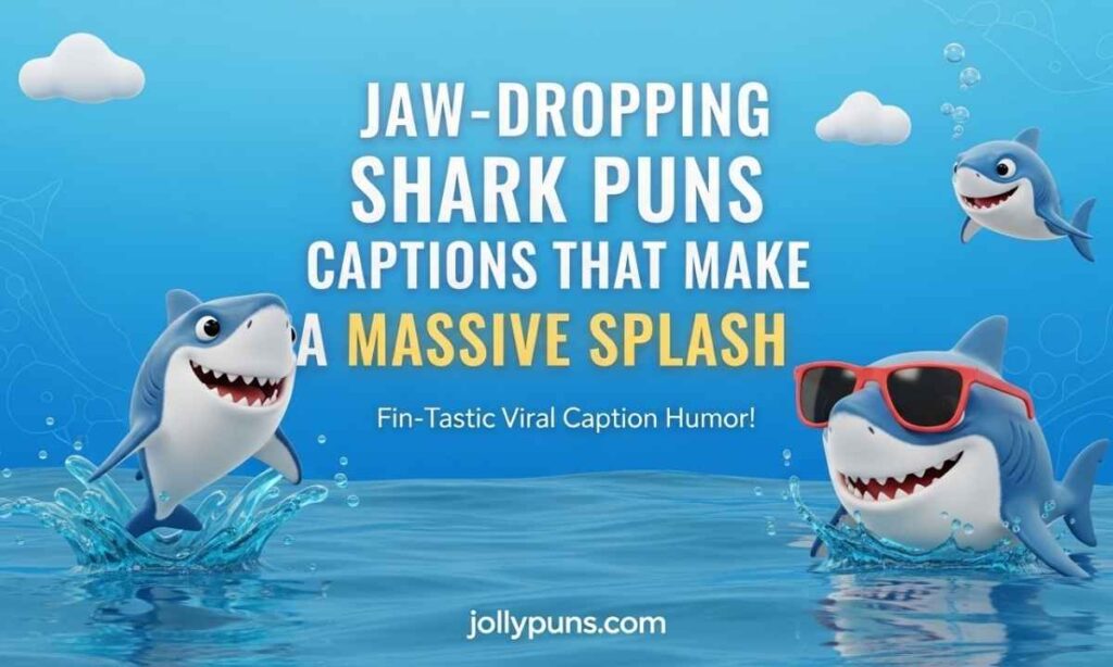 Jaw-Dropping Shark Puns Captions That Make a Massive Splash 