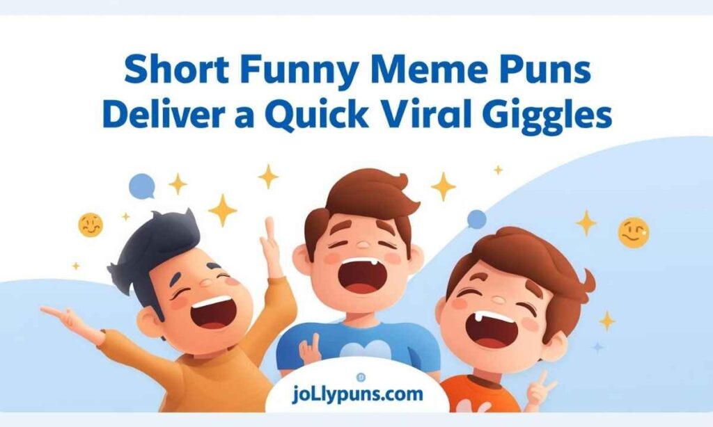 Short Funny Meme Puns That Deliver Quick Viral Giggles