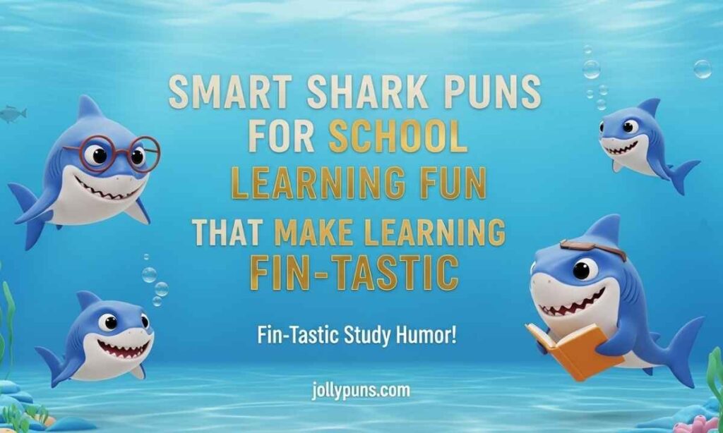 Smart Shark Puns for School That Make Learning Fin-tastic 